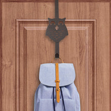 Load image into Gallery viewer, Over the Door Owl Organizer Single Hook, Bronze