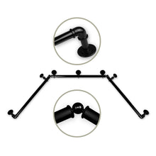 Load image into Gallery viewer, 1" Pipe Bay Curtain Rod