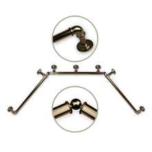Load image into Gallery viewer, 1" Pipe Bay Curtain Rod
