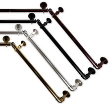 Load image into Gallery viewer, 1" Pipe Bay Curtain Rod