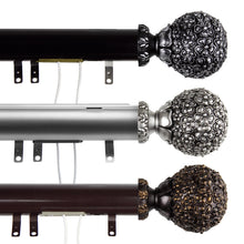 Load image into Gallery viewer, Lush 1.5" Traverse Rod w/ Sliders