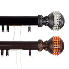 Load image into Gallery viewer, Gemstone 1.5" Traverse Rod w/ Sliders