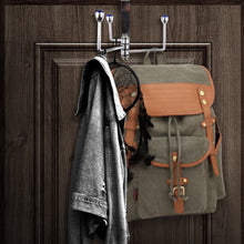Load image into Gallery viewer, Over the Door Rotating Door Hook - 3 Hooks, Chrome