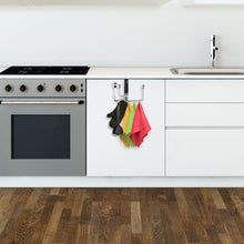 Load image into Gallery viewer, Over the Door Rotating Door Hook - 3 Hooks, Chrome