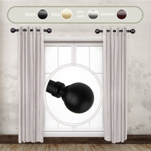 Load image into Gallery viewer, Globe 1" Side Curtain Rod (Set of 2)