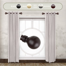 Load image into Gallery viewer, Globe 1" Side Curtain Rod (Set of 2)