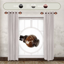 Load image into Gallery viewer, Marble 1" Side Curtain Rod (Set of 2)