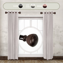 Load image into Gallery viewer, Braided 1" Side Curtain Rod (Set of 2)