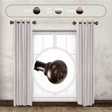 Load image into Gallery viewer, Rotunda 1" Side Curtain Rod (Set of 2)
