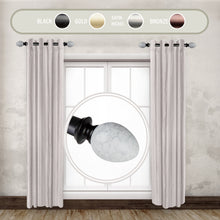 Load image into Gallery viewer, Ovate 1" Side Curtain Rod (Set of 2)