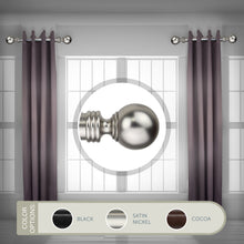 Load image into Gallery viewer, Sphere 1.5" Side Curtain Rod (Set of 2)