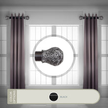 Load image into Gallery viewer, Leaf 1.5" Side Curtain Rod (Set of 2)
