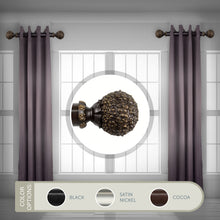 Load image into Gallery viewer, Lush 1.5" Side Curtain Rod (Set of 2)