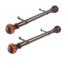 Load image into Gallery viewer, Gemstone 1.5" Side Curtain Rod (Set of 2)