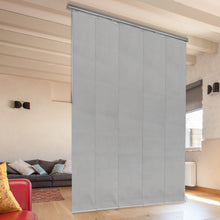 Load image into Gallery viewer, Embroidered Cadet 5-Panel Single Rail Panel Track Extendable 40"-70"W x 91.4"H, Panel width 15.75" - 80% LIGHT-FILTERING