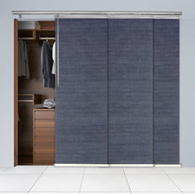 Load image into Gallery viewer, Spruce 3-Panel Single Rail Panel Track 36"-66"W, Panel width 23.5" - 80% LIGHT-FILTERING