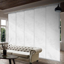 Load image into Gallery viewer, Lotus 5-Panel Single Rail Panel Track 58"-110"W, Panel width 23.5" - 50% LIGHT-FILTERING