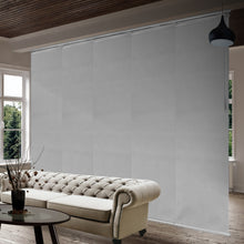 Load image into Gallery viewer, Embroidered Cadet 5-Panel Single Rail Panel Track 58"-110"W x 91.4"H, Panel width 23.5" - 80% LIGHT-FILTERING