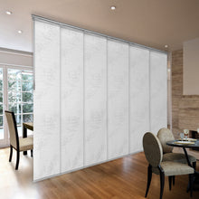 Load image into Gallery viewer, Lotus 6-Panel Single Rail Panel Track 70"-130"W, Panel width 23.5" - 50% LIGHT-FILTERING