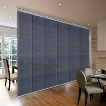Load image into Gallery viewer, Spruce 6-Panel Single Rail Panel Track 70"-130"W, Panel width 23.5" - 80% LIGHT-FILTERING