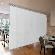 Load image into Gallery viewer, Embroidered Chiffon 6-Panel Single Rail Panel Track 70"-130"W x 91.4"H, Panel width 23.5" - 80% LIGHT-FILTERING
