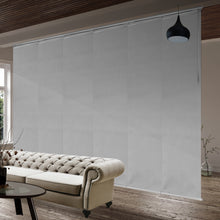 Load image into Gallery viewer, Embroidered Cadet 6-Panel Single Rail Panel Track 70"-130"W x 91.4"H, Panel width 23.5" - 80% LIGHT-FILTERING