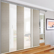 Load image into Gallery viewer, 7-Panel Single Rail Panel Track Extendable 110"-153"W x 91.4"H, Panel width 23.5", Winter, Iris