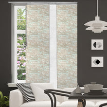 Load image into Gallery viewer, 3-Panel Single Rail Panel Track Blind Extendable 36"-66"W x 91.4"H, Panel width 23.5", Lotus, Abelia