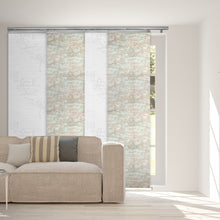 Load image into Gallery viewer, 4-Panel Single Rail Panel Track Blind Extendable 48"-88"W x 91.4"H, Panel width 23.5", Lotus, Abelia