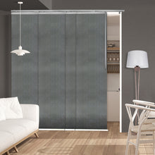 Load image into Gallery viewer, Dove 4-Panel Single Rail Panel Track 48"-88"W x 91.4"H, Panel width 23.5" - 70% LIGHT-FILTERING