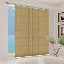 Load image into Gallery viewer, Canary 4-Panel Single Rail Panel Track 48"-88"W x 91.4"H, Panel width 23.5" - 70% LIGHT-FILTERING