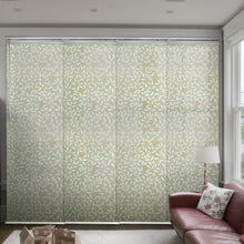 Load image into Gallery viewer, Camellia 4-Panel Single Rail Panel Track 48"-88"W x 91.4"H, Panel width 23.5" - 70% LIGHT-FILTERING