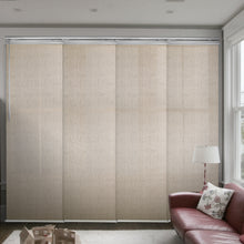 Load image into Gallery viewer, Iris 4-Panel Single Rail Panel Track 48"-88"W x 91.4"H, Panel width 23.5" - 70% LIGHT-FILTERING