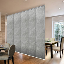 Load image into Gallery viewer, Carolyn 5-Panel Single Rail Panel Track 58"-110"W x 91.4"H, Panel width 23.5" - 70% LIGHT-FILTERING