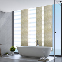 Load image into Gallery viewer, 6-Panel Single Rail Panel Track Blind Extendable 70"-130"W x 91.4"H, Panel width 23.5", Macadamia, Amaryllis