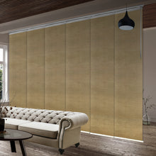 Load image into Gallery viewer, Canary 6-Panel Single Rail Panel Track 70"-130"W x 91.4"H, Panel width 23.5" - 70% LIGHT-FILTERING