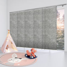 Load image into Gallery viewer, Carolyn 6-Panel Single Rail Panel Track 70"-130"W x 91.4"H, Panel width 23.5" - 70% LIGHT-FILTERING