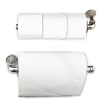Load image into Gallery viewer, Triple Toilet Paper Storage/ Single Kitchen Towel Holder