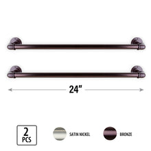 Load image into Gallery viewer, Industrial Pipe Design 4-Piece Bathroom Accessories Set