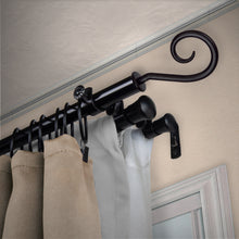 Load image into Gallery viewer, Curl 13/16" Triple Curtain Rod