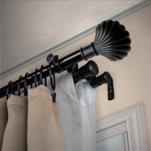 Load image into Gallery viewer, Scallop 13/16" Triple Curtain Rod