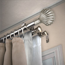 Load image into Gallery viewer, Scallop 13/16" Triple Curtain Rod