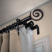 Load image into Gallery viewer, Spiral 13/16" Triple Curtain Rod
