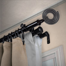 Load image into Gallery viewer, Coil 13/16" Triple Curtain Rod