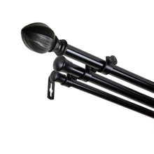 Load image into Gallery viewer, Garnet 13/16" Triple Curtain Rod