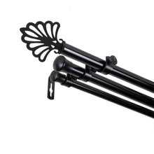 Load image into Gallery viewer, Fan 13/16" Triple Curtain Rod