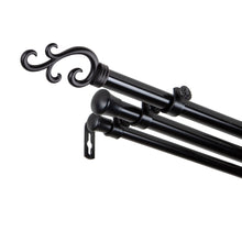 Load image into Gallery viewer, Swan 13/16" Triple Curtain Rod