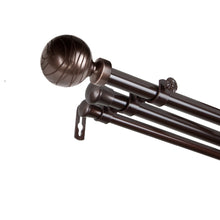 Load image into Gallery viewer, Arman 13/16" Triple Curtain Rod