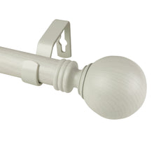 Load image into Gallery viewer, Globe Faux Wood Curtain Rod