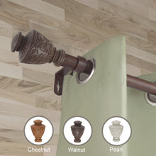 Load image into Gallery viewer, Veda Faux Wood Curtain Rod